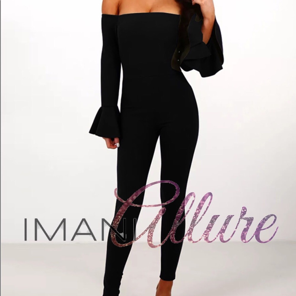 Off the shoulder jumpsuit